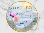 新中式背景墙
