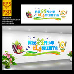 食品安全 食堂文化墙