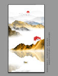 玄关山水挂画