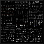 室内灯具CAD图纸之一