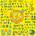 龙盘龙舞龙纹龙头古典龙高清矢量