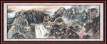 中堂画山水