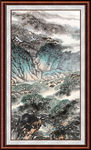 中堂画山水