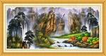 山水画国画山水画