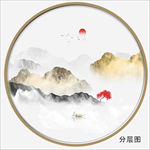 圆形抽象画