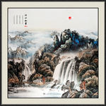 山水画国画山水画
