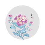 花卉牡丹花国画牡丹适量高清元素