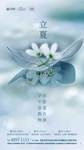 地产立夏朋友圈单图