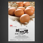 土鸡蛋海报