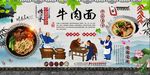牛肉面背景墙
