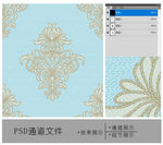装饰花纹通道图片