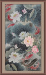 荷花客厅画