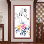 中式大气玄关画