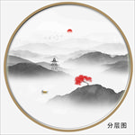 客厅装饰画 酒店山水画挂画