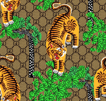 GD 老虎 底纹 背景