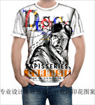 潮牌男装数码印花