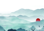 水墨山水画图