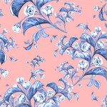 四方连续数码印花小碎花图案