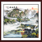 山水画国画山水画