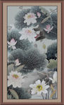 国画荷花