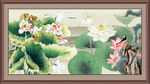 国画荷花