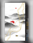 酒店线条山水
