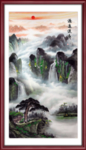 山水画国画山水画