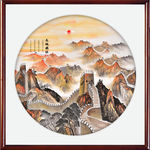 万里长城国画