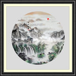 山水画国画山水画