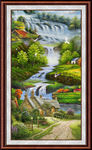 竖版山水画