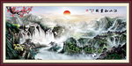 国画 江山如画图