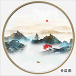 圆形装饰画