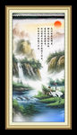 国画框画