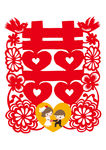双喜字贴
