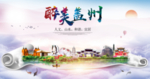 盖州醉大美卫生文明城市海报