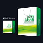 绿色手提袋