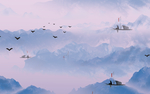 水墨山水画