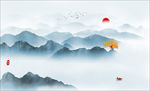 新中式山水画