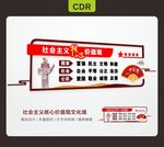 社会主义核心价值观 红色文化墙
