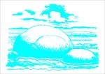 天涯海角  手绘画