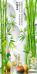 石来运转麋鹿玄关晶瓷画装饰画