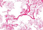 玫瑰花园 美术画