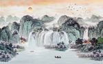 水墨山水风景画