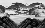 抽象山水