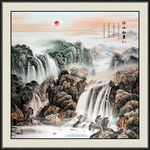 山水画国画山水画
