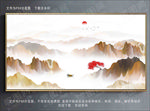 大理石山水背景墙
