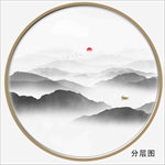 水墨山水画