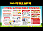 清新安全生产月活动展板