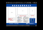 食品安全公示栏