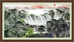 国画山水画